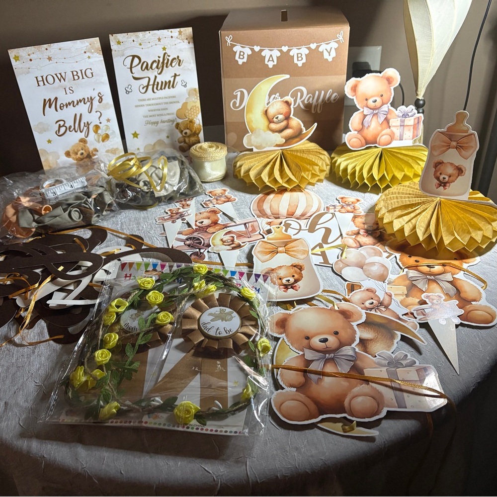 "We Can Bearly Wait" Complete Baby Shower